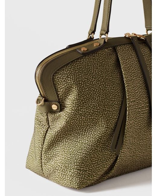 Frame Borsa Bauletto Medium di Borbonese in Natural