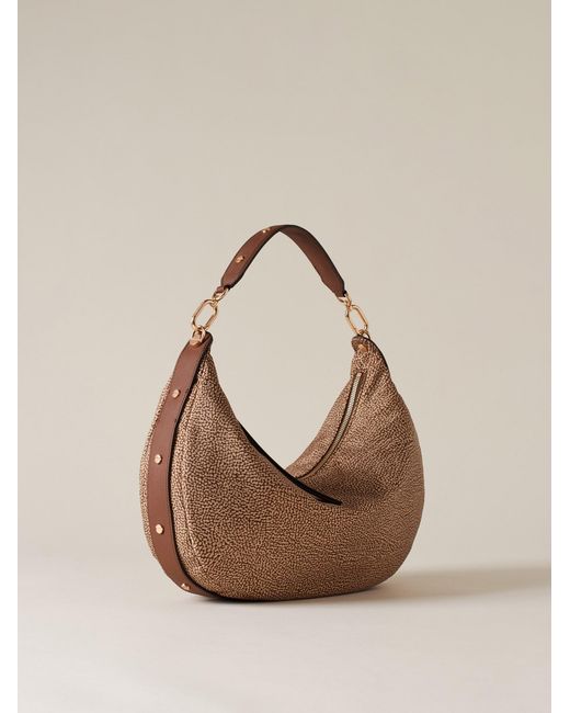 Frame Borsa Hobo Medium di Borbonese in Natural