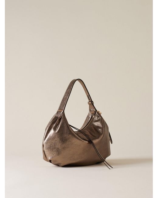 Prive Borsa Hobo Small di Borbonese in Natural