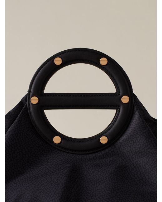 Vis A Vis Bauletto Medium di Borbonese in Black