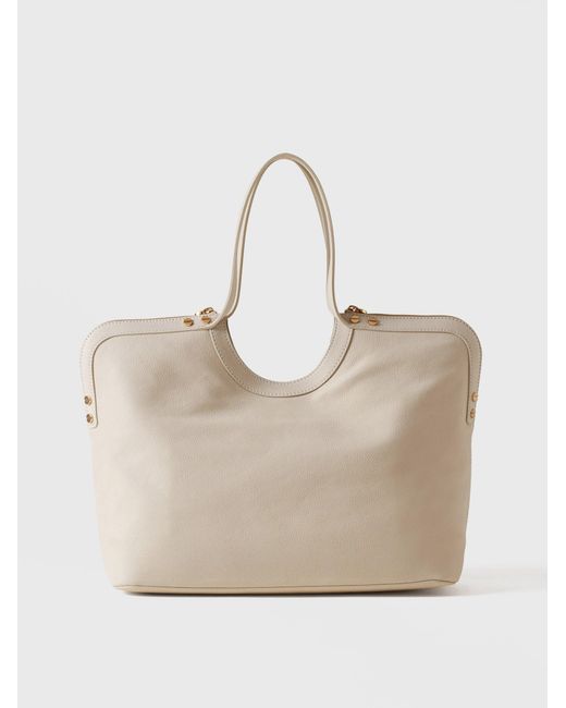 Bice Borsa Shopping Large di Borbonese in Natural