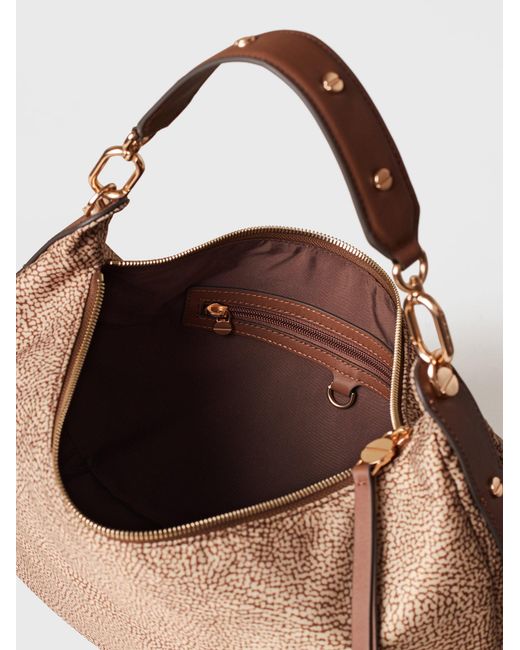 Frame Borsa Hobo Medium di Borbonese in Natural