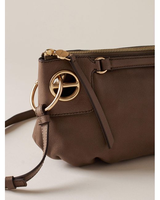 London Tracolla Small di Borbonese in Brown