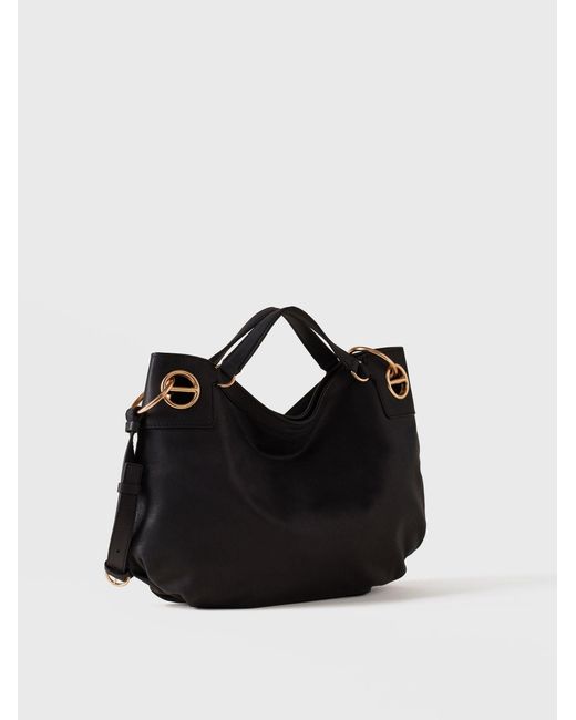 London Borsa Hobo Medium di Borbonese in Black