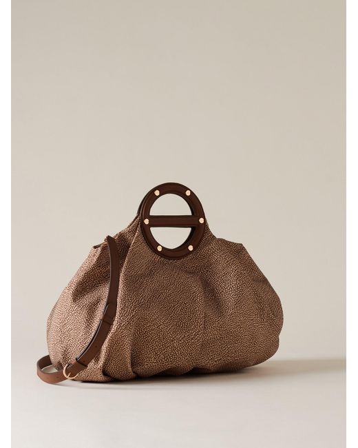 Vis A Vis Bauletto Medium di Borbonese in Brown