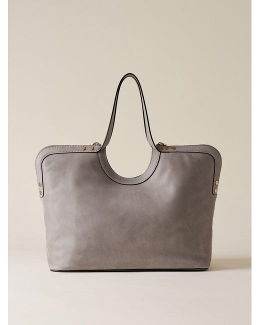 Bice Borsa Shopping Large di Borbonese in Natural