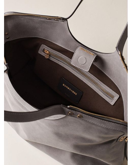 Bice Borsa Shopping Large di Borbonese in Natural