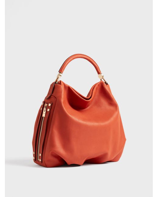 Bice Borsa Hobo Medium di Borbonese in Red