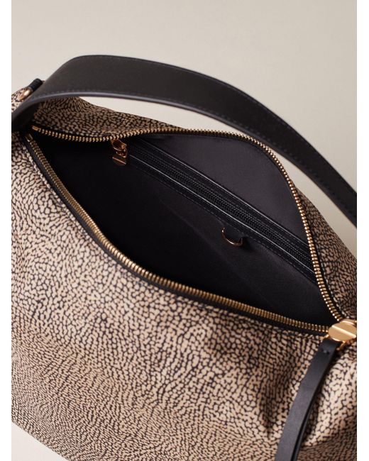 Prive Borsa Hobo Medium di Borbonese in Natural
