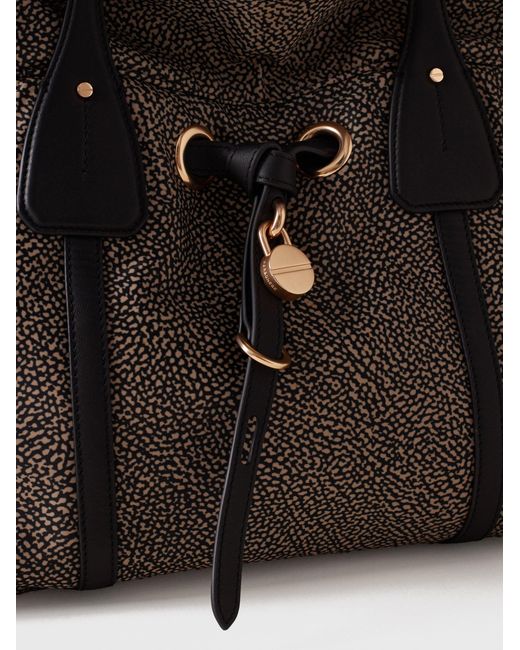 Prive Borsa Shopping Large di Borbonese in Natural