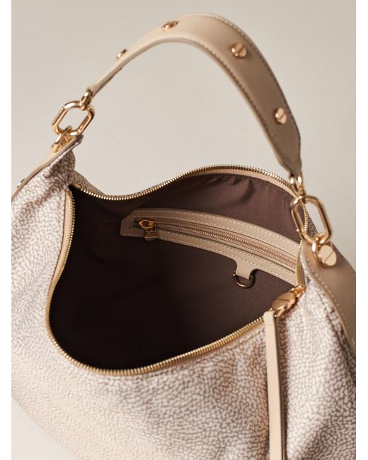 Frame Borsa Hobo Medium di Borbonese in Natural