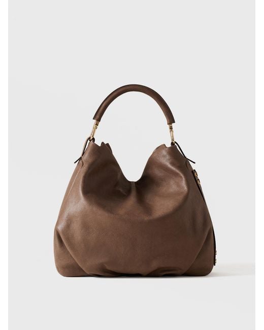 Bice Borsa Hobo Medium di Borbonese in Natural