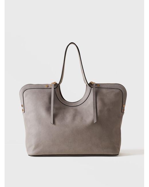 Bice Borsa Shopping Large di Borbonese in Natural