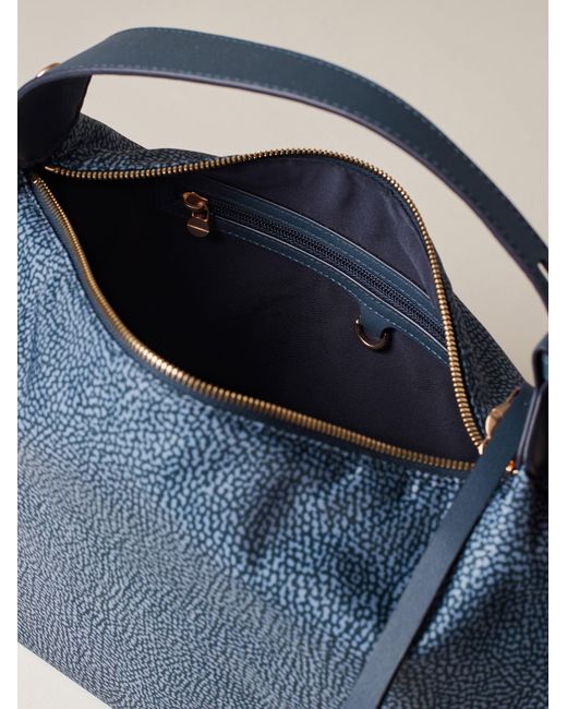 Prive Borsa Hobo Medium di Borbonese in Blue
