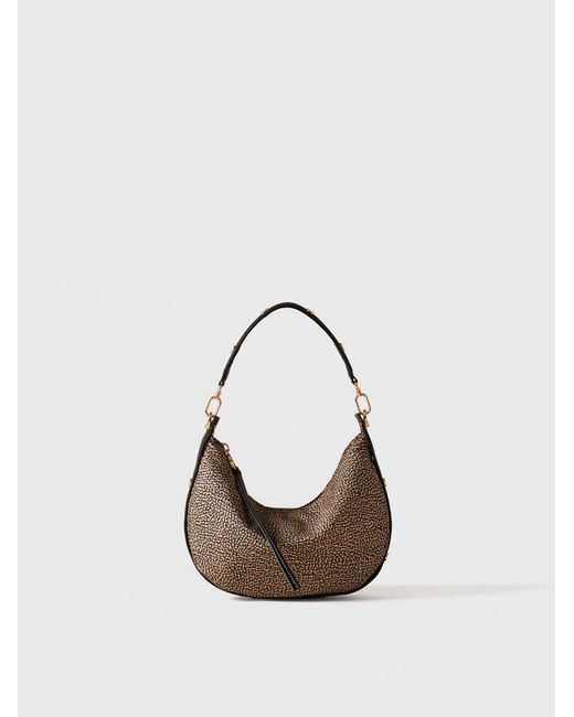 Frame Borsa Hobo Small di Borbonese in Natural