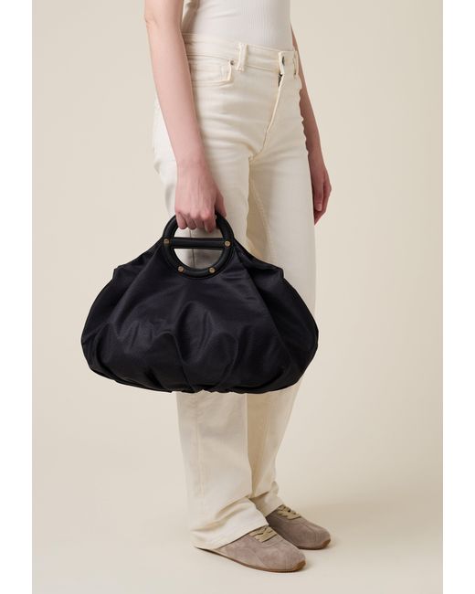 Vis A Vis Bauletto Medium di Borbonese in Black