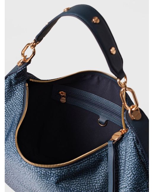 Frame Borsa Hobo Medium di Borbonese in Blue