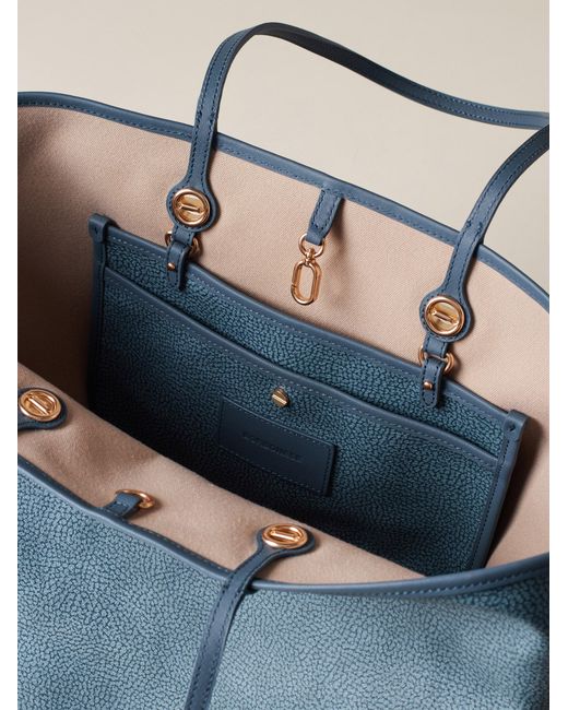 Flight Borsa Shopping Large di Borbonese in Blue