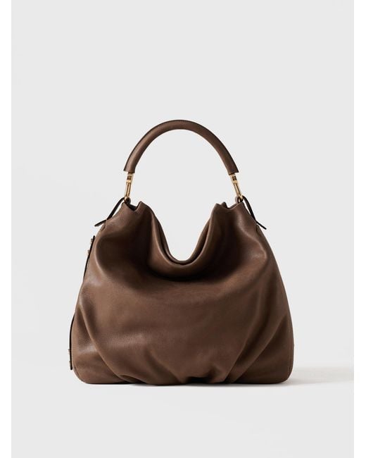 Bice Borsa Hobo Medium di Borbonese in Natural