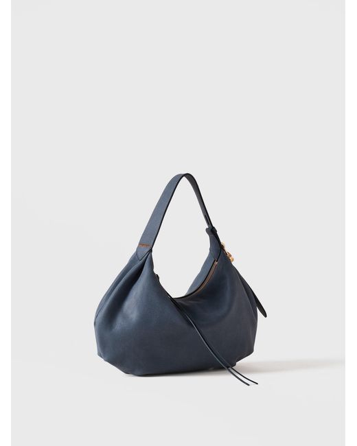 Prive Borsa Hobo Small di Borbonese in Blue