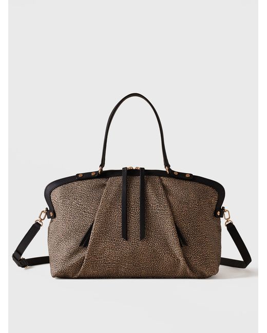 Frame Borsa Bauletto Medium di Borbonese in Brown