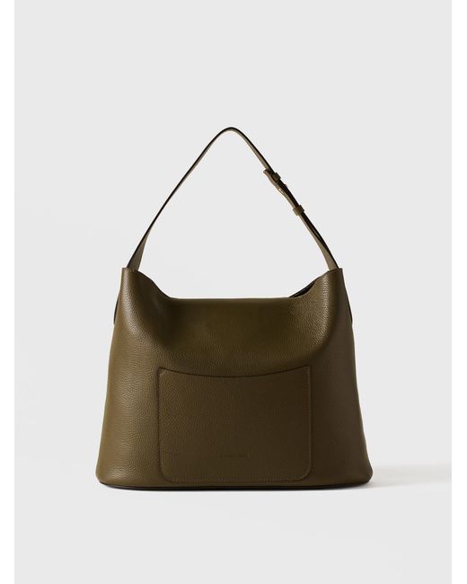 Premiere Borsa Hobo Medium di Borbonese in Natural