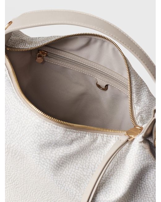 Prive Borsa Hobo Medium di Borbonese in Natural
