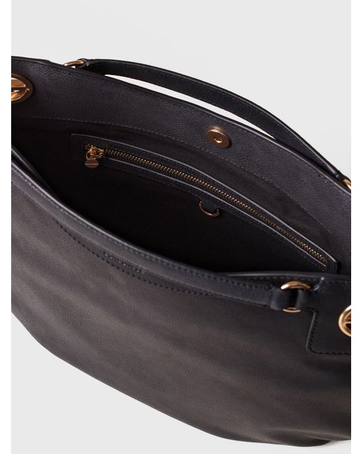 London Borsa Hobo Medium di Borbonese in Black