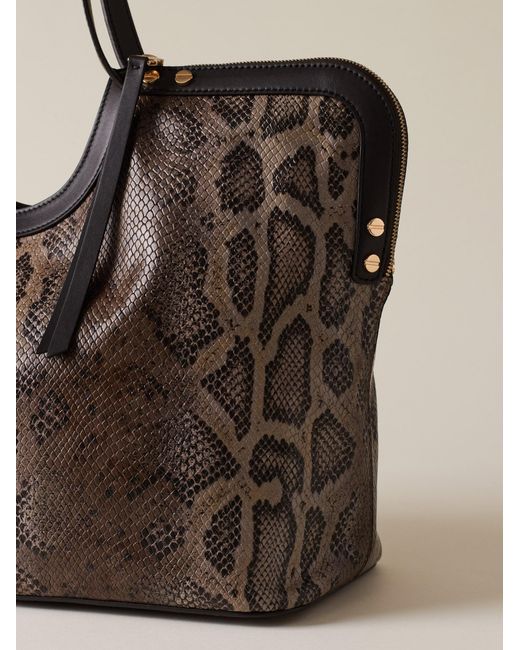 Bice Borsa Shopping Large di Borbonese in Natural