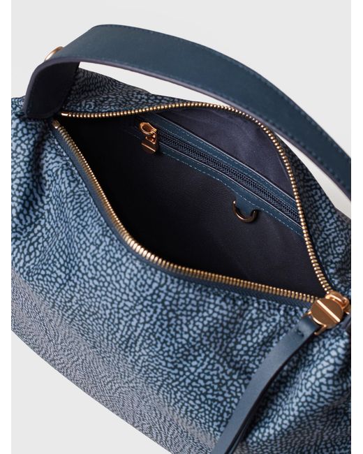 Prive Borsa Hobo Small di Borbonese in Blue