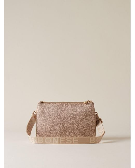 Luna Bag Small di Borbonese in Natural