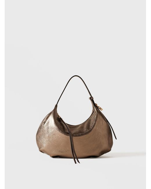 Prive Borsa Hobo Small di Borbonese in Natural