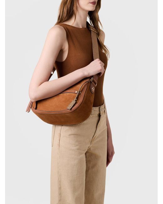 Luna Borsa Small di Borbonese in Brown