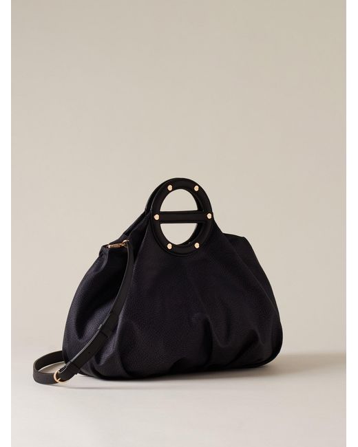 Vis A Vis Bauletto Medium di Borbonese in Black