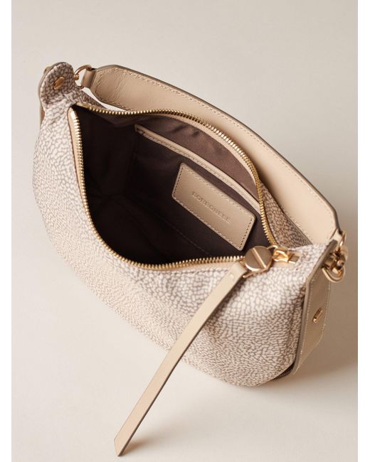 Frame Borsa Hobo Small di Borbonese in Natural