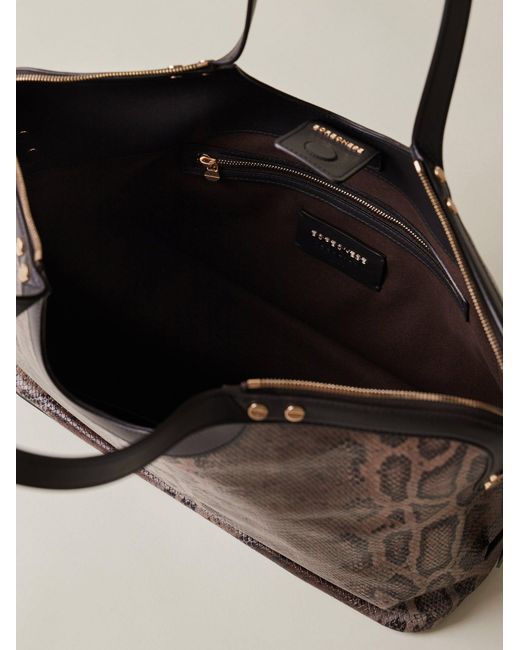 Bice Borsa Shopping Large di Borbonese in Natural