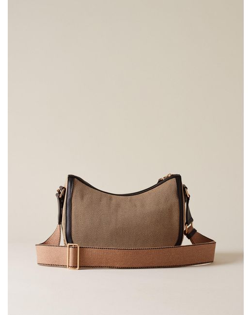 Luna Borsa Small di Borbonese in Natural