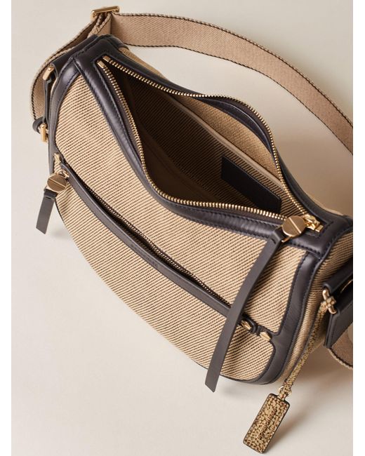 Luna Borsa Small di Borbonese in Natural