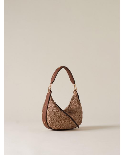 Frame Borsa Hobo Small di Borbonese in Natural