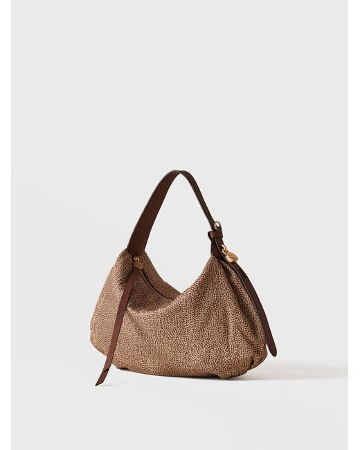 Prive Borsa Hobo Small di Borbonese in Natural