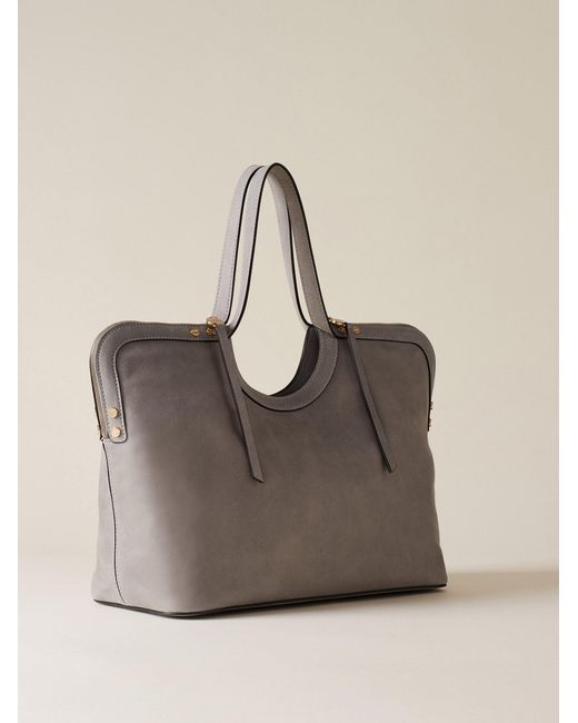 Bice Borsa Shopping Large di Borbonese in Natural