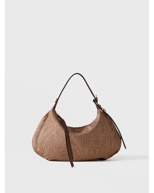 Prive Borsa Hobo Small di Borbonese in Natural