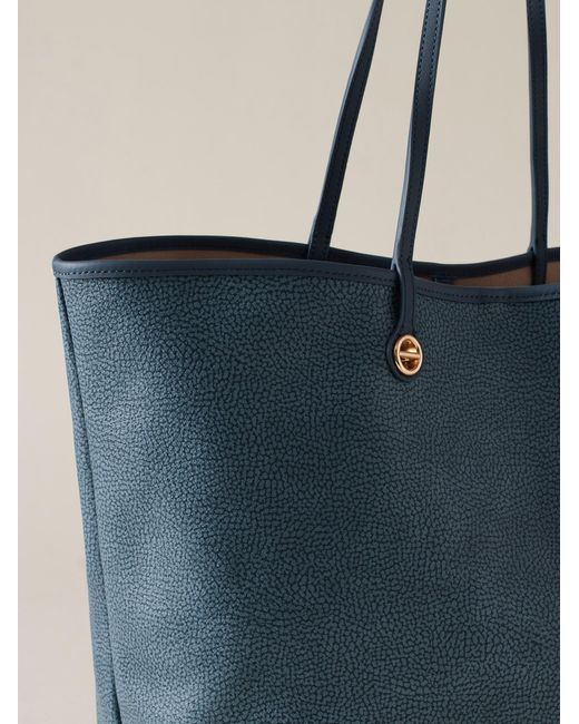 Flight Borsa Shopping Large di Borbonese in Blue