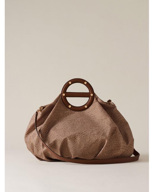 Vis A Vis Bauletto Medium di Borbonese in Brown