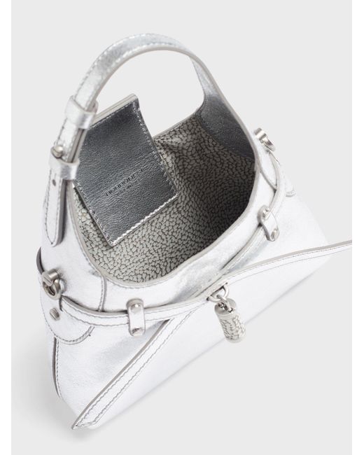 B-Halo Borsa Mini di Borbonese in White