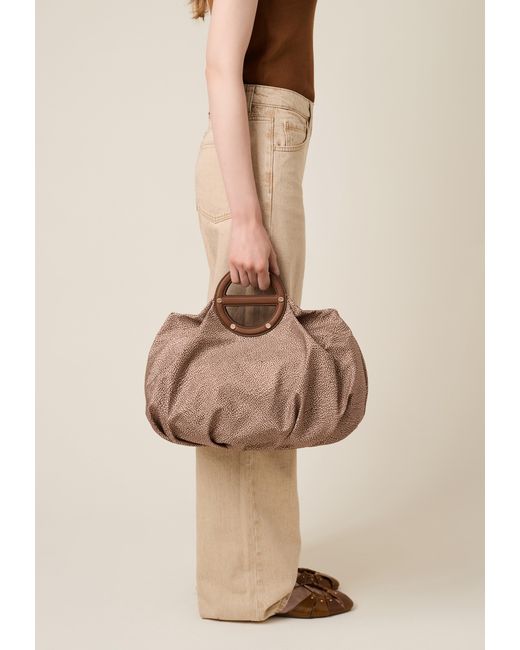 Vis A Vis Bauletto Medium di Borbonese in Brown