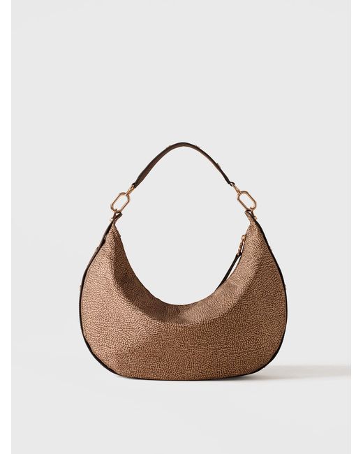 Frame Borsa Hobo Medium di Borbonese in Natural