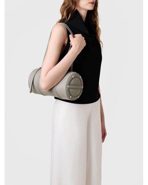 Vis A Vis Bauletto Medium di Borbonese in White
