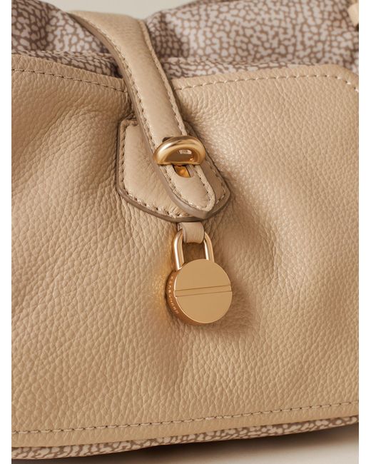 Poche Bauletto Medium di Borbonese in Natural