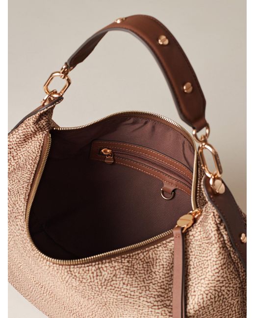Frame Borsa Hobo Medium di Borbonese in Natural